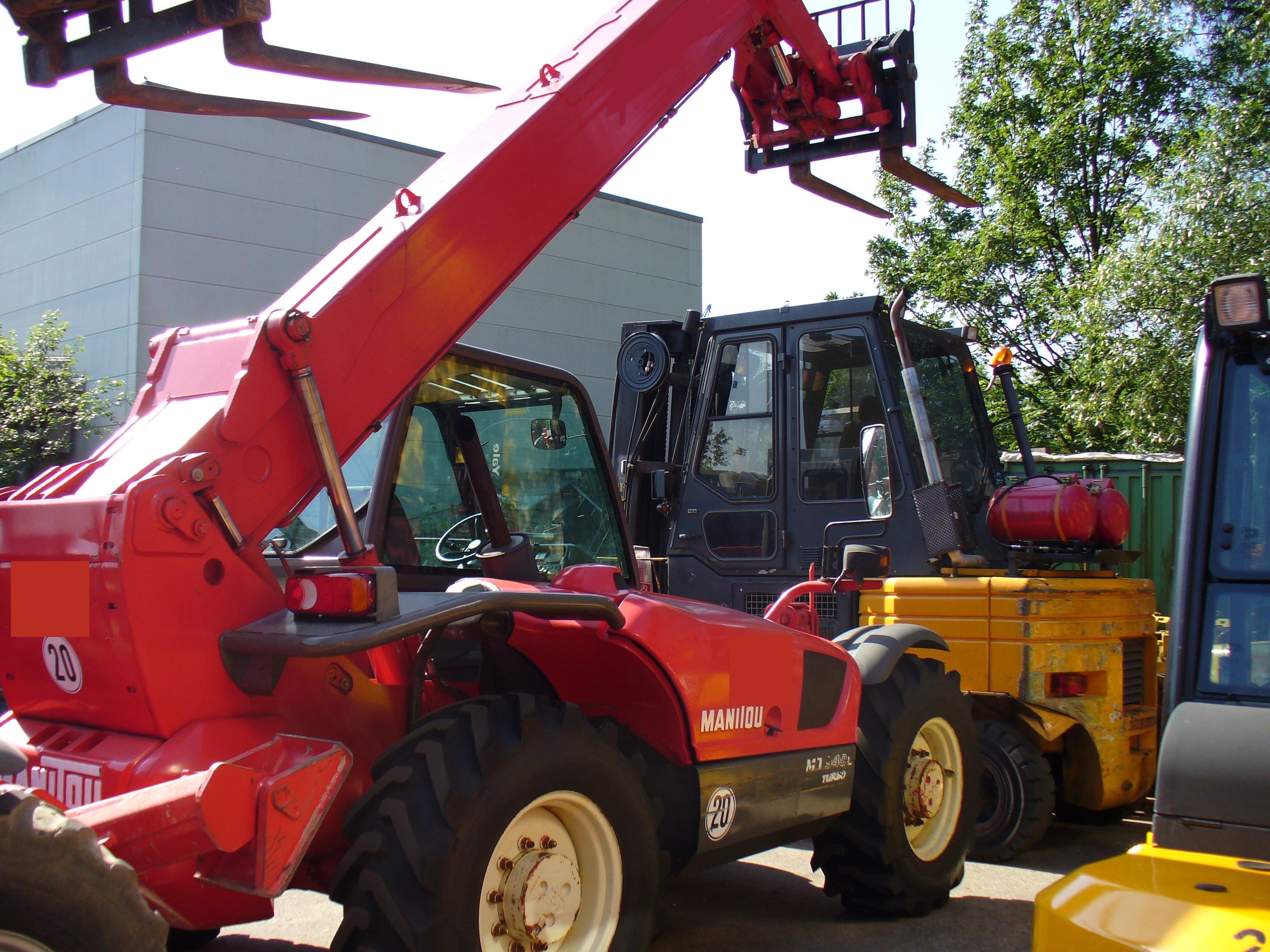 Teleskoplader Teleskopstapler telescopic loader carretilla telescopica Manitou MT940 L turbo pic1.jpg